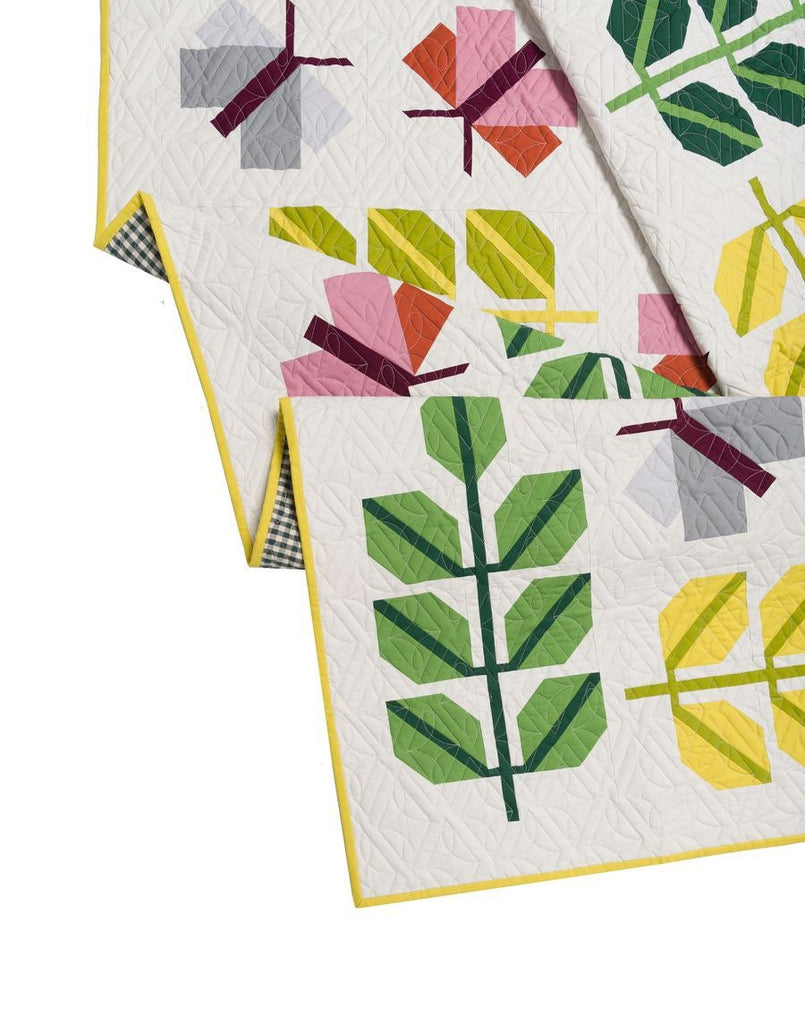 Pen + Paper Pattern- Oak Moth Quilt Pattern (printed)