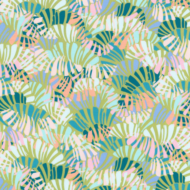 Shells Meadow| From Robert Kaufman | Wishwell | Quilting cotton | Fabric by the yard or half